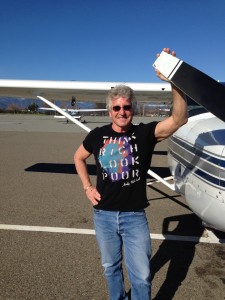 Celebrating the high times The Idiot had with Charles Eisenhour by wearing a T he gave The Idiot last summer.