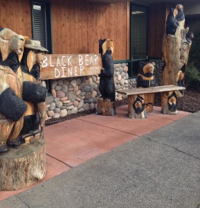 Shasta Street: The Idiot gets a few bear claws at the international HQ for Black Bear Diner.