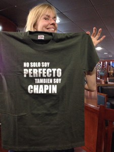 "Not only am I perfect, I'm also chapin."