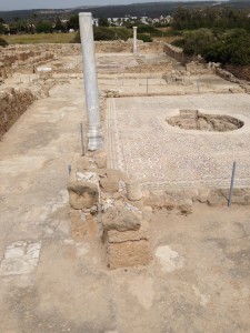 The relaxing remains of the basilica at Agios Georgios.