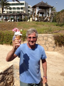 The relaxing "Rambo Special" ice cream cone at the end of a day's outing.