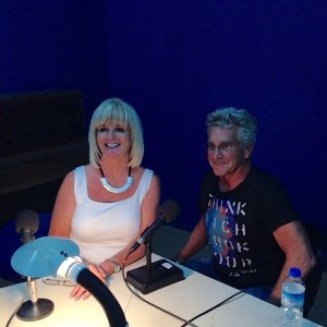 The Idiot discusses his first two "Idiot and the Odyssey" books and his current MedTrek around Cyprus. (Photo: Liz Chapin)