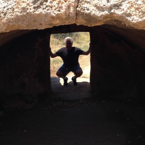 A peaceful visit to the catacombs at The Tombs of the Kings in Paphos. (Photo: Liz Chapin)
