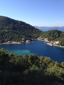 The Idiot starts his last day of sailing on the Adriatic Sea with a walk up the hill to a 14th century church and a swim in Okuklje Bay before a sail back to Dubrovnik.