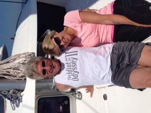 Enjoying a smooth sail back to Dubrovnik after a week visiting various islands off the Croatian coast. (Photo: June Temple)