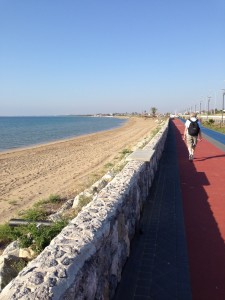 The seaside MedTrek north of Famagusta,