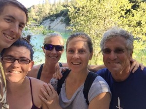 The temperature in Redding is expected to exceed 109 degrees Fahrenheit today and The Idiot joined friends for a wake-up dip to ease the transition from cooler Cyprus.
