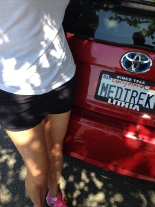 Mini skorts --  a pair of shorts shorts made to resemble a skirt -- are the summer rage from the river trail to the Riverview Country Club in Redding, CA.