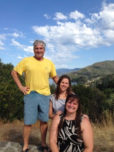 The Idiot is lake swimming to stay in shape if it's required, for security or other reasons, to jump in the Mediterranean Sea during his upcoming MedTrek down the coasts of Lebanon and Israel. (Photo: Liz Chapin, Set Design: Nina Natina Gibbs)