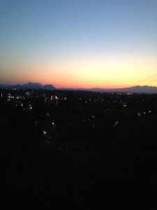 Sunrise in Redding, CA.