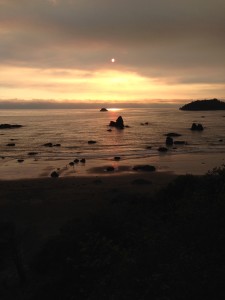 Another spectacular Trinidad (CA) sunset over the Pacific Ocean.