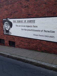 The Idiot enjoys poetry in motion -- and discovers the theory of poetry -- during a walk down Main Street in Gloucester, MA.