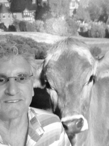 Acknowledging while visiting Shelburne Farms that Vermont has more cows per capita than any other state in the USofA.