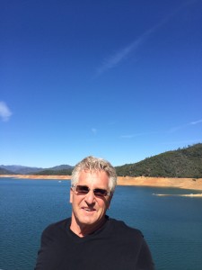 One hike took the duo to Shasta Lake which rangers said would be much lower than it is without California's successful conservation measures.