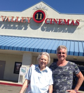 The Idiot's 95-year-old mother walked into a movie theater with her son and grandson to participate in the exercise-oriented weekend. (Photo: Luke Stratte-McClure)
