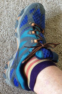 Can you imagine how chagrined The Idiot would be had he not color coordinated his hiking socks and shoes before embarking on flights taking more than 24 hours?