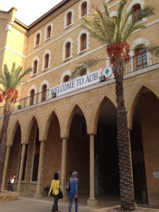 I loved walking through the campus of the American University of Beirut (AUB), which was founded in 1866.