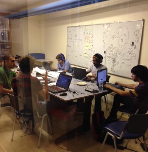 Lebanon: These gamers had been developing software programs and projects at AltCity in Beirut for two straight days when The Idiot met them. The incubator for starts ups is funded by the Lebanon government.