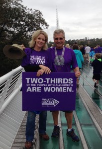 The Idiot and Dr. Trudi Pratt walk across the Sundial Bridge to support Alzheimer 's research, programs and care. The Idiot and the Odyssey team contributed $6,390.00 to the effort.  Thank you for your donations!