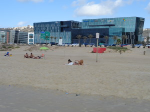 Microsoft headquarters on the beach south of Haifa, Israel.