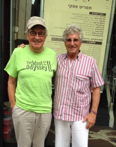Michael Knipe, formerly a foreign correspondent for The Times of London and editor of "The Idiot and the Odyssey II: Myth, Madness and Magic on the Mediterranean," becomes, on his 77th birthday,  the oldest MedTrekker to accompany The Idiot for over 150 kilometers on his walk around the Mediterranean Sea.. (Photo: Sara Stratte)