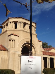 The Idiot heard lectures entitled "Hollywood and Silicon Valley -- A Marriage of Love and Suspicion" and "Stress: The Good, The Bad and The Beautiful." 