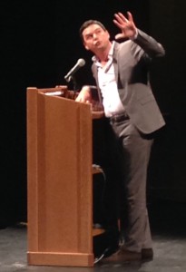 The Idiot continues attending classes and lectures during his 45th reunion at Stanford University. Piketty was speaking in Memorial Auditorium on the Stanford campus about his 2014  book that Paul Krugman called "the most important economics books of the year -- and maybe of the decade."