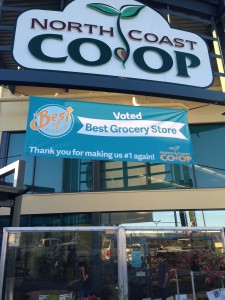 The 12,000-member-owned North Coast Co-Op promotes organic farming and the importance of supporting local products.