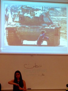 Palestinian exchange student Nataly Jomaa, 15. describes her impressions of Israel, Israeli institutions and Jewish Israelis. "We are definitely not equal  but I am proud to be a Palestinian," she said. "It's nice to be in a country where there are no walls and checkpoints."