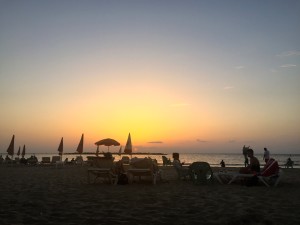 It's imperative to end each MedTrek day watching the sun set over the Mediterranean Sea.