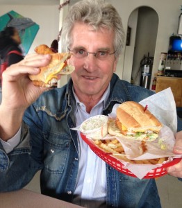 The Idiot's new day job is to accompany food critic Marc Beauchamp while he reviews local restaurants in Redding, CA. (Photo: Marc Beauchamp)
