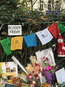 Remembering the Bloody Friday massacre on November 13, 2015. (Photo: Sonia Stratte-McClure)