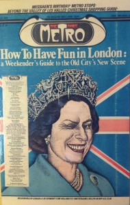 Even Queen Elizabeth managed to get on the cover of "The Paris Metro."