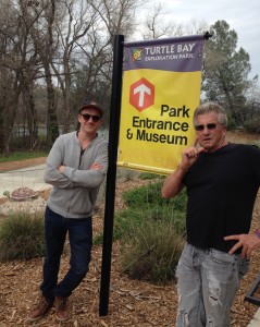 The Idiot and his son Luke studied representations of nearby Mount Shasta by artists like William Keith, Edward Currier and Frank LaPena. (PhotoL Liz Chapin)