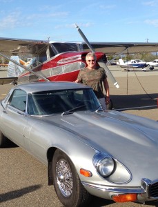 The Idiot at the "Wings, Wheels and Tri-Tip" party that celebrated planes, cars and steak at the Benton Air Center in Redding, CA. (Photo: Marc Beauchamp)