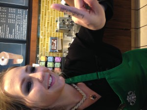 "If a Starbucks customer wants an inch and a half of milk in a drink she/he gets exactly that," the personable barista, who has a two-inch measurement tatted on her finger, told The Idiot.