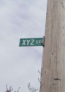What do you do if you want to name your streets after the alphabet (A...B...C...etc) but only have 24 streets?  In Hull, MA, they used XYZ for the last street name.