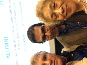 An Idiot-if selfie with Margo Jefferson, the author of Negroland, and David Gonzalez of The New York Times.