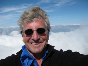 Bad hair day at the summit of Mount Olympus in Greece.