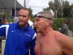 And one thing worse than how he looks before a swim is how he looks after a 100-meter race in the Masters National Championships. (Photo: Liz Chapin)