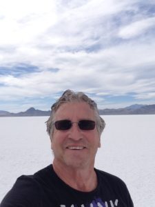 Selfie on the Utah Salt Flats.