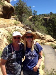Sara Stratte — who MedTrekked with The Idiot in Israel and is currently involved in historic preservation projects in Texas, Colorado and Wyoming — interpreted petroglyphs for The Idiot during a history-rich walk through the world of ancestral Pueblo people.