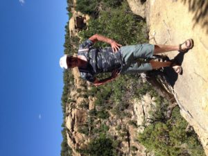 Hiking in Colorado's Mesa Verde National Park. (Photo: Sara Stratte)