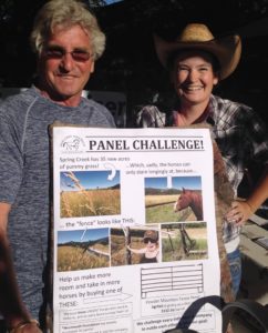 Rocking to tunes in the courtyard of Durango's Rochester Hotel with scores of guests supporting Spring Creek Horse Rescue, which has been saving and rehabilitating horses since 1976 and volunteers like Jenni Patterson. (Photo: Aaron Patterson)