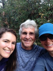 The Good: Running into exercising friends on the Sacramento River Trail.