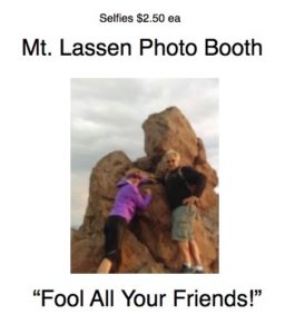 "Fool All Your Friends" reads the caption to a mock photo created by Idiot follower Jeff Wheelwright, who claims to have written a book entitled "The Wandering Gene and the Indian Princess" and has not yet made it to the top of Mount Lassen.