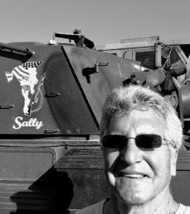 The Idiot took a self-defense class that involved learning how to drive and operate a Rolls Royce tank at Benton Air Park in Redding, CA.