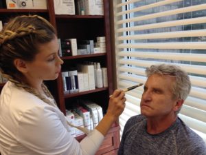 Kelsey Sehrt at Renew Skin Solutions has been The Idiot's local makeup artist since he established a basecamp in Northern California seven years ago.