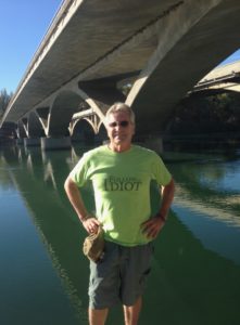 The Idiot hiked on the Sacramento River in both fair weather... (Photo: Lesle Curfman)