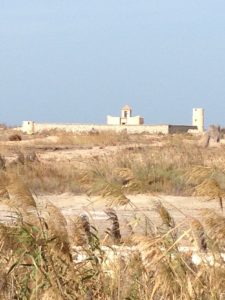 One of many military outposts on the Mediterranean Sea in Egypt.